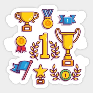 Trophy Set Sticker